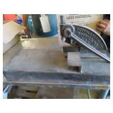 antique BUFFALO FORGE 12" Metal Hand Machine