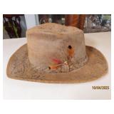 vtg HENSCHEL HAT Brown Classy XL Hat