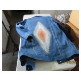 vtg Handmade MEDICINE TREE LaVetaCO xl Denim Jackt