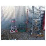 (4items) 3 Dolly 2 wheelers & a Bumper Jack