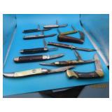 (11) asst vintage Pocket Knife Collection
