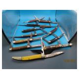 Estate Collection (12) vtg MultiBlade Pocket Knife