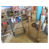 (2) Antique skinny front 2 Wheeler Dolly Movers