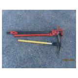 (2items) Bumper HandyJack & Pick Yard Tool