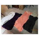 (4pcs) asst Antique Clothing Dresses *group D*
