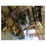 HUGE Lot Anitque Light Fixtures Parts WOW