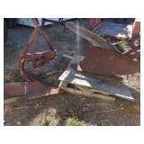 (2) Antique Classic PushBehind Plows Rustic 4