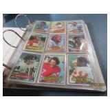 Folder of c1980 Football Cards