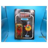 on card B WING PILOT 1984 Star Wars Figure Toy
