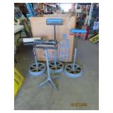(4) Mega Duty Shop Roller Assist FreeStanding NICE