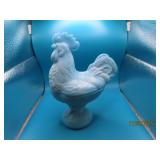 Baby Blue Swirl 9" Covered Chicken Dish WESTMORLND