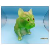 LtdEd #D ROSSO 7" Bulldog Glass Doorstop