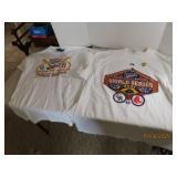 (2) tagged CO ROCKIES World Series XL T-Shirts 07