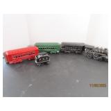 5pc Cast Iron RR TRAIN 42"ish FullBody Decor Figr
