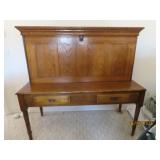 Beautiful Restored RR Oak 68" DropFront Desk NICE