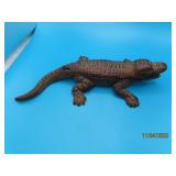 Cast Iron vtg ALLIGATOR Monon RR Route Ashtray etc