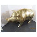 Fantastic 24" Large PIG FullBody Brass Coin Bank