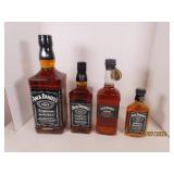(4) sealed bottles JACK DANIELS Whiskey