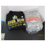 (2) BRONCOS szXL SuperBowl 50 Hood Sweatshirts
