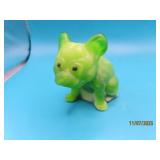 Green/White Slag Swirl 2.5" BULLDOG Westmoreland