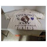 New 1995 Opening Day T-Shirt LG Mets/Rockies