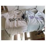 (2) CO ROCKIES unnamed Russell sz44 Jerseys