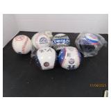 (6) mint Comm ROCKIES Baseballs Dodgers/Yankees