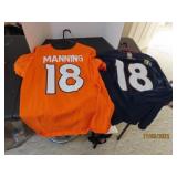 (2) New MANNING #18 T-Shirts sizeXL w/ Tags