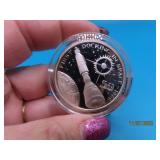 1989 50dollar Coin: FIRST SPACE DOCKING Marshall I