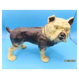 Black/White BULLDOG Cast Iron 9" Bank FullBody Fig