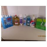 (9) New asst Home Cleaning Products Dust~Santizer
