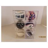 (6) Collectors CO ROCKIES Baseballs cased