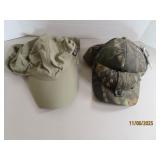 (2hats) New Cabelas Bug Screen & Neck Sunshield