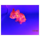 UV Glowing Vasoline 2.5" Glass BULLDOG Uranium