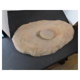vintage 20"ish Southwest Grinding Stone Mono&Mat
