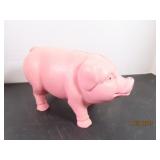 9" Cast Iron PIG Pink FullBody Coin Bank