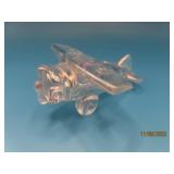 Iridescent Satin BOYD AIRPLANE 2.5" Glass Fig