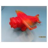 Orange Spring Surprise 2.5" BOYD AIRPLANE Glass Fg
