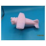 BOYD 4" Glass Airplane Cashmere Pink