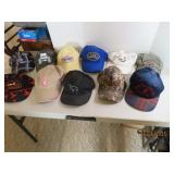 (11) asst vintage Ball Caps advertising Hats