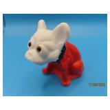3color Orange White BlkCollar 2.5" Glass BULLDOG