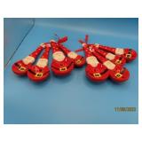 (2) 4pc SANTA Measuring Bake Sets pottery