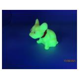 UV Green Vasoline Glowing 2.5" BULLDOG Figure