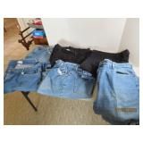 (6) Womens sz18tall L.L.BEAN Blue Jeans Pants