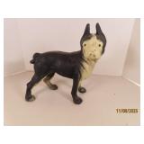 vtg Cast Iron BOSTON TERRIER fullbody Figure