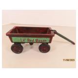 Cast Iron 4.5" LITTLE RED WAGON figure 2of2