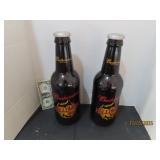 (2) BUDWEISER 16" Halloween 2000 Collector Bottles