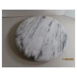 12" Marble Lazy Susan Round ball bearing Turner