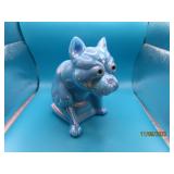 ROSSO LtdEd #d Signed BULLDOG 8" Doorstop BLUE