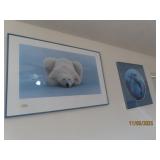 (3pcs) Wall Artwork Pictures PolarBear~Whales